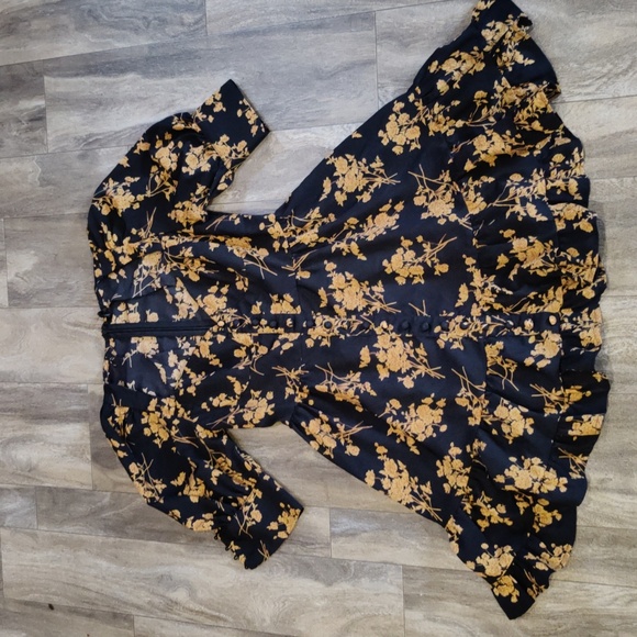 Shein Dress Babydoll Bohemian Ruffle Sweetheart Neckline - Picture 1 of 5